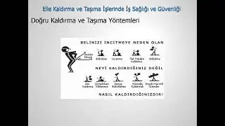 35 Elle Kaldırma ve Taşıma İşlerinde İş Sağlığı ve Güvenliği