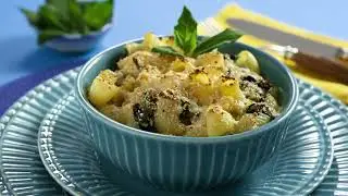 Macarrão com queijo light