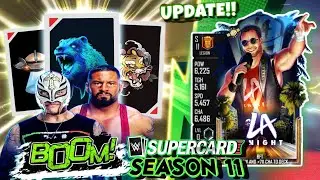 WWE SuperCard Season 11 is here New La Knight Battle pass & More