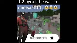 Pyro TF2 if he played Minecraft 😲🤯😱