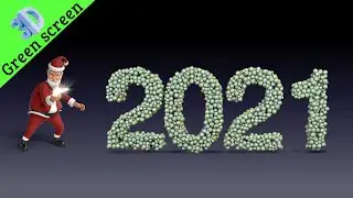 Amazing Happy New Year 2022 Effect | 3D Animated Short & Green Screen