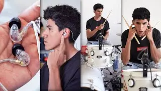 The BEST earphones for DRUMMERS | Shure 215 Unboxing & Test