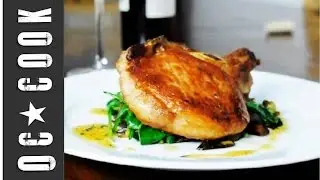 Pan Fried Pork Chop & Roasted Sprouts | Orange County Cook