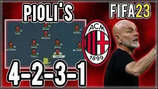 Replicate Stefano Pioli's 4-2-3-1 AC Milan Tactics in FIFA 23 | Custom Tactics Explained