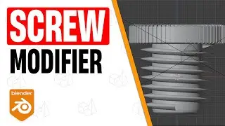 How to Use the Screw Modifier in Blender - Blender Tutorial