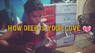 How deep is your love (cover)