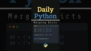 How to merge two dictionaries  #pythonforbeginners #pythonprogramming #codingtutorial