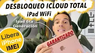 🟡 DESBLOQUEAR ICLOUD de Raíz, PERMANENTE y en 1-8 horas 🟡 iPad WiFi (también iPhone y Apple Watch)
