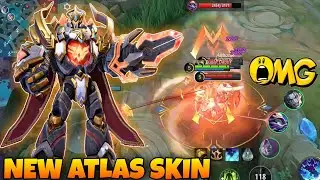 ATLAS RUNE SENTINEL MSC NEW SKIN | Mythical Glory Rank Montage | MLBB | Wolf Xotic