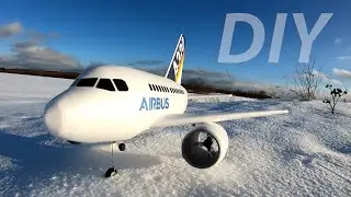 mini Airbus A320 RC Plane build DIY