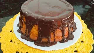 BOLO DE CENOURA FEITO NA AIR FRYER