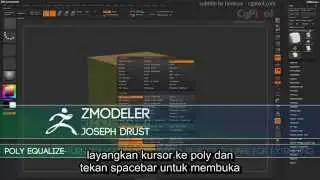 18 poly equalize - ZBrush 4R7 subtitle indonesia
