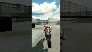 Heart-Stopping Viral Super Bike Stunt #short #viral #trending #gaming