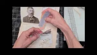 Vintage Journal with a travel theme