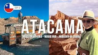 DESERTO DO ATACAMA | Valle de La Luna, Magic Bus, Mirador de Ckari (por conta própria com preços) 🇨🇱