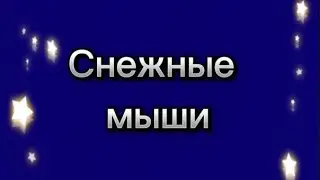 Хим! Знаете, что это за снежные мыши такие? А вот, посмотрите!