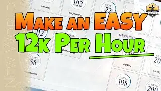 12K Per Hour Leatherworking | New World Money Making Guide
