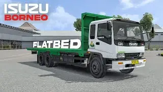 ISUZU FTR BORNEO FLATBED SUSPENSI REAL || MODS BUSSID