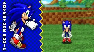 Playing as Adventure Sonic in SRB2!