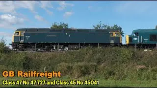 GBRf Class 47 No 47727 "Edinburgh Castle" and friends