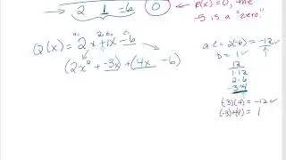 Is a Given Number a Zero and How to Factor a Polynomial Function