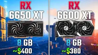 AMD RX 6650 XT против RX 6600 XT   Тест в 7 играх