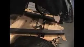 Lift VW Bug body to start initial frame planning 