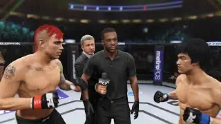 Augusto Montano vs. Bruce Lee (EA Sports UFC 2) - CPU vs. CPU