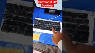 Showing Off My Cardboard HP Desktop 