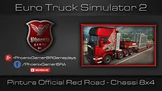 EURO TRUCK SIMULATOR 2 | Pintura Official RED ROAD para Caminhões 8x4 | HD 1080p