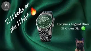 2 Weeks on the Wrist Review 🔥 - Longines Legend Diver 39mm Green Dial 🟢🤿