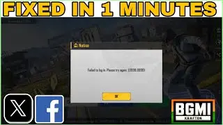 bgmi twitter login problem | id not login with x in bgmi | Failed to log in please try again(999999)