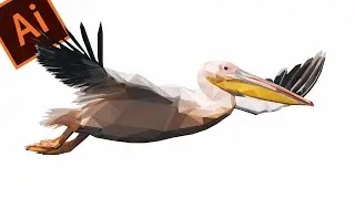 ПРИНЦИП СОЗДАНИЯ ГРАФИКИ В СТИЛЕ LOW POLY В ADOBE ILLUSTRATOR. ПОЛИГОНАЛЬНОЕ РИСОВАНИЕ ДЛЯ НОВИЧКОВ.