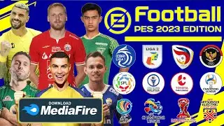 Efootball Pes2023 Mod Fts 23 Liga Indonesia Dan Asia 2023 Diandroid Offline || New Transfer & Kits.