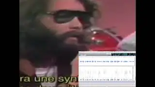 speaking piano (synth) AUDIO TO MIDI jim morrison speach first experimentation