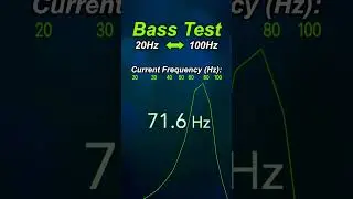 Bass Test 20Hz to 100Hz 