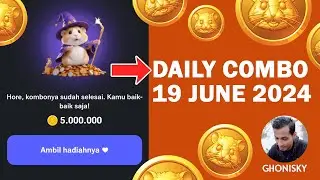 💵 DAILY COMBO CARD HAMSTER KOMBAT 19 JUNE 2024 | KARTU KOMBO HARIAN HAMSTER KOMBAT 19 JUNI 2024