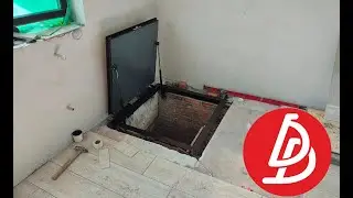 Люк невидимка в подвал. "Броневик" Днепр.