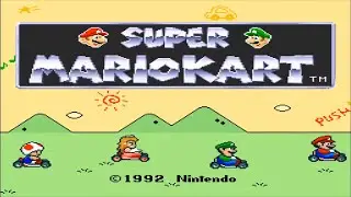 Super Mario Kart SNES Playthrough - The Beginning