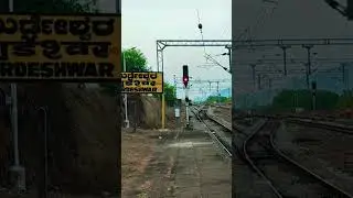Murdeshwar railway station #indianrailways #railwaystation #train