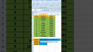 Advanced excel trick must watch 🔥 #shorts #excel #tips