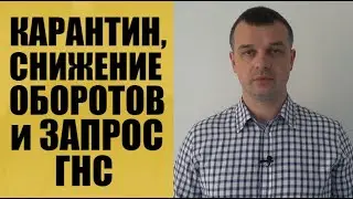 Карантин, снижение оборотов и запрос ГНС