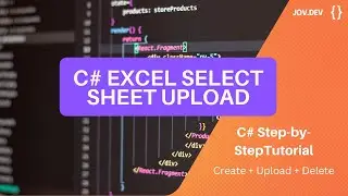 C# Tutorial -  How to upload and select worksheet in Excel using C#