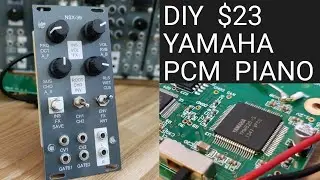 [ $23 ] DIY eurorack modular synth YAMAHA PCM PIANO VCO with NSX-39 | Acoustic ambient sound source
