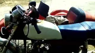 Мопед альфа с коляской