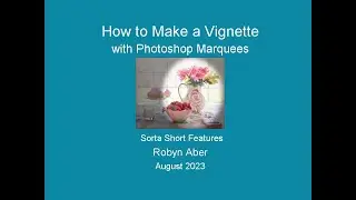 Making Vignettes in Photoshop - Using Marquee Tools