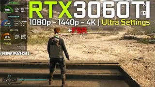 Star Wars Jedi: Survivor : RTX 3060Ti + I5 11400F - 1080p - 1440p - 4K | Ultra Settings (New Patch)
