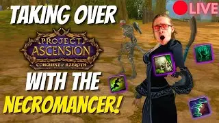 🔴 TAKING OVER CONQUEST OF AZEROTH WITH THE NECROMANCER! 👀 COME CHILL & CHAT ❤️ |