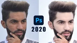 Skin Smoothing in Photoshop version. 2020. Photoshop tutorial.