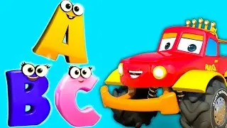ABC Song + More Educational Videos for Kids by Monster Truck Dan